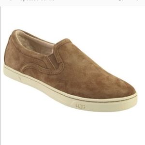 Ugg Australia Women's Fierce US 9 Suede Chestnut Slip-on Moccasin Shoes